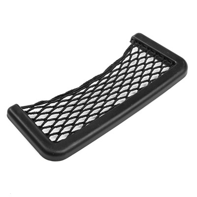 Сетка в автомобиль, в салон, самоклеящаяся, пластик, чёрный