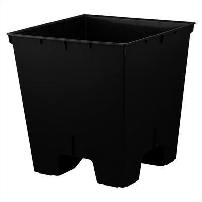 Горшок для цветов InGreen Manhattan CUBE 301х301 мм, 22 л c дренажной вставкой IG671210026 вулканический серый