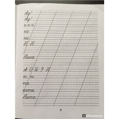Классические прописи по русскому языку. Пропись №1