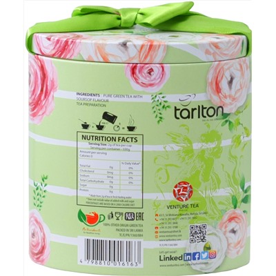 TARLTON. Present from Ceylon. Райский сад 100 гр. жест.банка