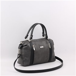 Сумка 127 македония серый+черный ХИТ продаж