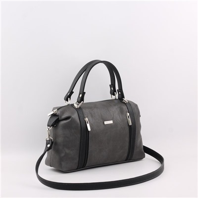 Сумка 127 македония серый+черный ХИТ продаж