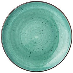 НАБОР ТАРЕЛОК ЗАКУСОЧНЫХ BRONCO "NATURE" 2 ШТ. 23 СМ МЯТНЫЙ (КОР=8НАБ.)