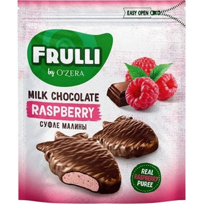 Конфеты Frulli суфле малины в шоколаде 125 г/O'Zera