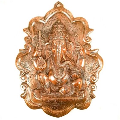 Настенное панно Ганеша, Lord Ganesh Wall Hanging for Pooja (16 Inch), произв. Apka Mart