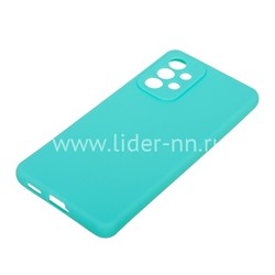 Задняя панель для Samsung Galaxy  A53 Силикон матовый (бирюза)