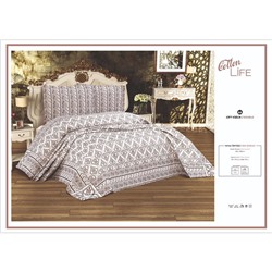 Жаккардовое Покрывало 240x260 см с 2-мя Наволочками 50x70 см Cotton Seri - My Bed