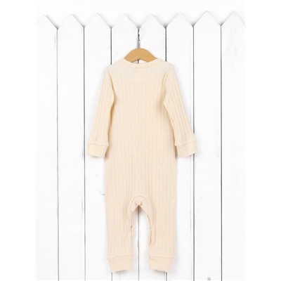 Комбинезон на манжете Baby Boom К392/1-Р Ажурная рибана Экрю я734