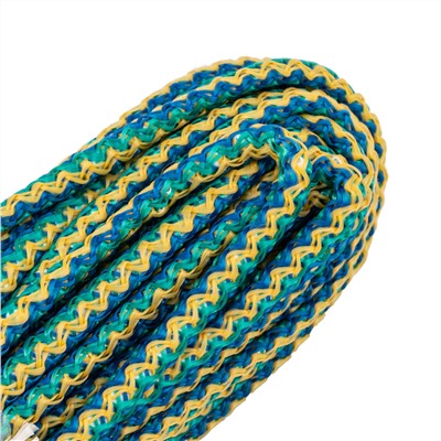 Шнур вязаный полипропиленовый с серд."Радуга", 6 мм, L 20 м, Сибртех