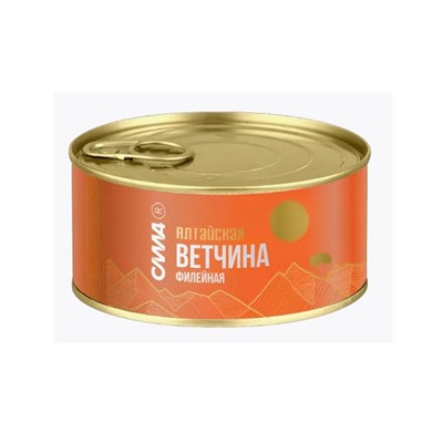 Ветчина Филейная сто ж/б 325гр.Алтайская Сила