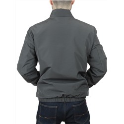 EM25057-1 DARK GRAY Куртка-бомбер мужская демисезонная (100 гр. синтепон)