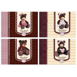 Альбом для рисования 20л на склейке "Choco/Milk" 4090 BG