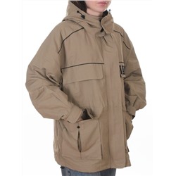 3101 DK. BEIGE Куртка демисезонная женская (100 гр. холлофайбер)