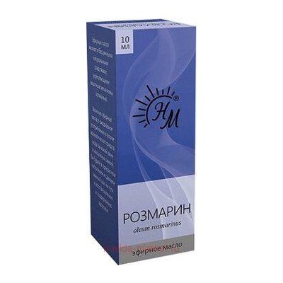 НАТУРАЛЬНЫЕ МАСЛА Масло Розмарин 10 мл/эфирное в инд.уп./