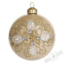 Шар "Сады Семирамиды" опал (стекло) 10 см