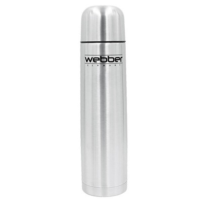 Термос WEBBER SS-1000Р узкое горло 1,0л кнопка (24) оптом