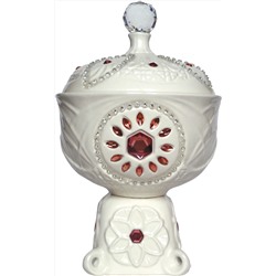 HYTON. Керамика. Конфетница Фаберже 80 гр. чайница керам.