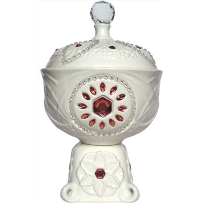 HYTON. Керамика. Конфетница Фаберже 80 гр. чайница керам.