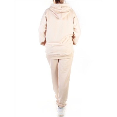 Y314 BEIGE Спортивный костюм женский (100% хлопок)