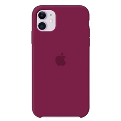Силиконовый чехол для iPhone 13 / 13 Pro бордовый