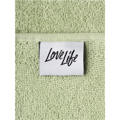 Полотенце махровое LoveLife «Танами» 30×50 см, мятное, 100% хлопок, 430 г/м²