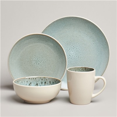 НАБОР ПОСУДЫ ОБЕДЕННОЙ BRONCO "CROCUS" НА 4 ПЕР. 16 ПР. (КОР=1НАБ.)