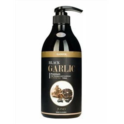 Juno Шампунь-кондиционер 2 в 1 против выпадения волос / Gawol Black Garlic Premium Hair Shampoo and Conditioner, 750 мл