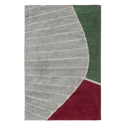 Ковер из хлопка с рисунком Tea plantation из коллекции Terra, 160х230 см