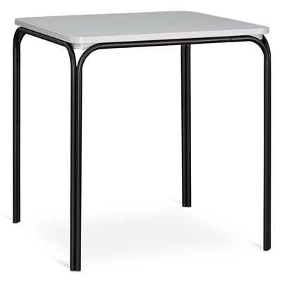 Стол обеденный Ror, 70х70 см, черный/серый