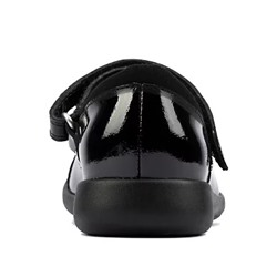 Kids' Leather Riptape Mary Jane Shoes (Kid shoe 10-2.5)