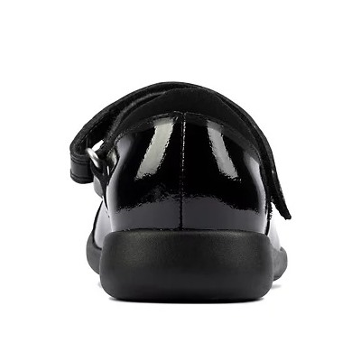 Kids' Leather Riptape Mary Jane Shoes (Kid shoe 10-2.5)