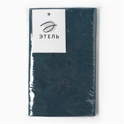 Салфетка Этель Minimalist design  30х40 см,blue, лён 54%, хлопок 46% 500 г/м2