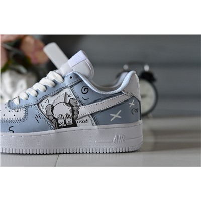 Молодежные Nike Air Force из натуральной кожи