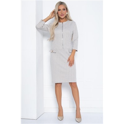 Платье Леди Мери (бежевое) П12559-19