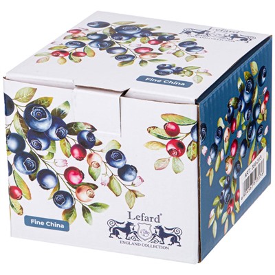 БАНОЧКА С СИЛИКОНОВОЙ КРЫШКОЙ LEFARD "ГОЛУБИКА" 180 МЛ (КОР=72ШТ.)