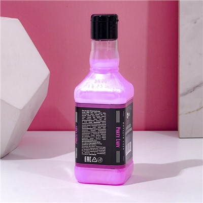 Гель для душа виски Party Lady, 250 мл, аромат малинового коктейля, Чистое счастье