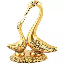 Статуэтка Лебеди, Decorative Showpiece Metal Swan Set Statue, произв. CraftVatika