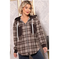 Рубашка Больше чем стиль (коричневая) Б14735-50М