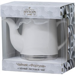 HYTON. Керамика. Чайник Фортуна 80 гр. чайница керам.