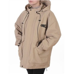 3096 BEIGE Куртка демисезонная женская (100 гр. холлофайбер)