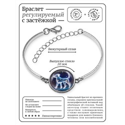 BSI-0116 Браслет металлический Звёздная собака