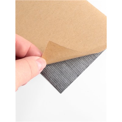 Заплатка клеевая из кожзаменителя, 10×20 см, тёмно-коричневая