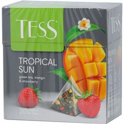 TESS. Pyramids Collection. TROPICAL SUN (зеленый) карт.упаковка, 20 пирамидки