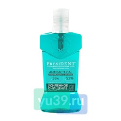 Ополаскиватель для полости рта PRESIDENT Antibacterial 400мл