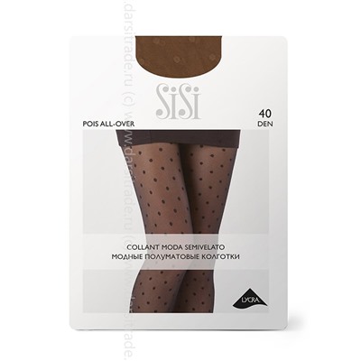Колготки женские Pois All Over 40 Sisi Дроп