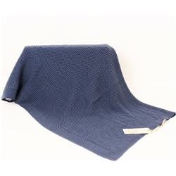 Плед для Новорожденных 80x90 см Вязанный Baby Smile Mavi - EcoCotton