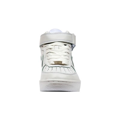 Кроссовки Nike Air Force 1 Mid 07 White Leather арт 5001-1