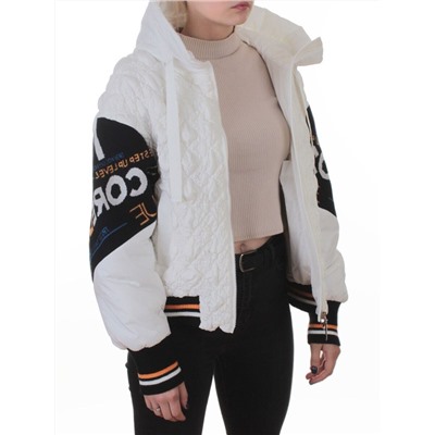 705 WHITE Куртка демисезонная женская (100 гр. синтепон)