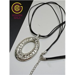 Кулон на кожаном шнурке "Женская грация" Арт КШ2130/10