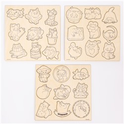 Заготовки для творчества «Котики», 27 шт.